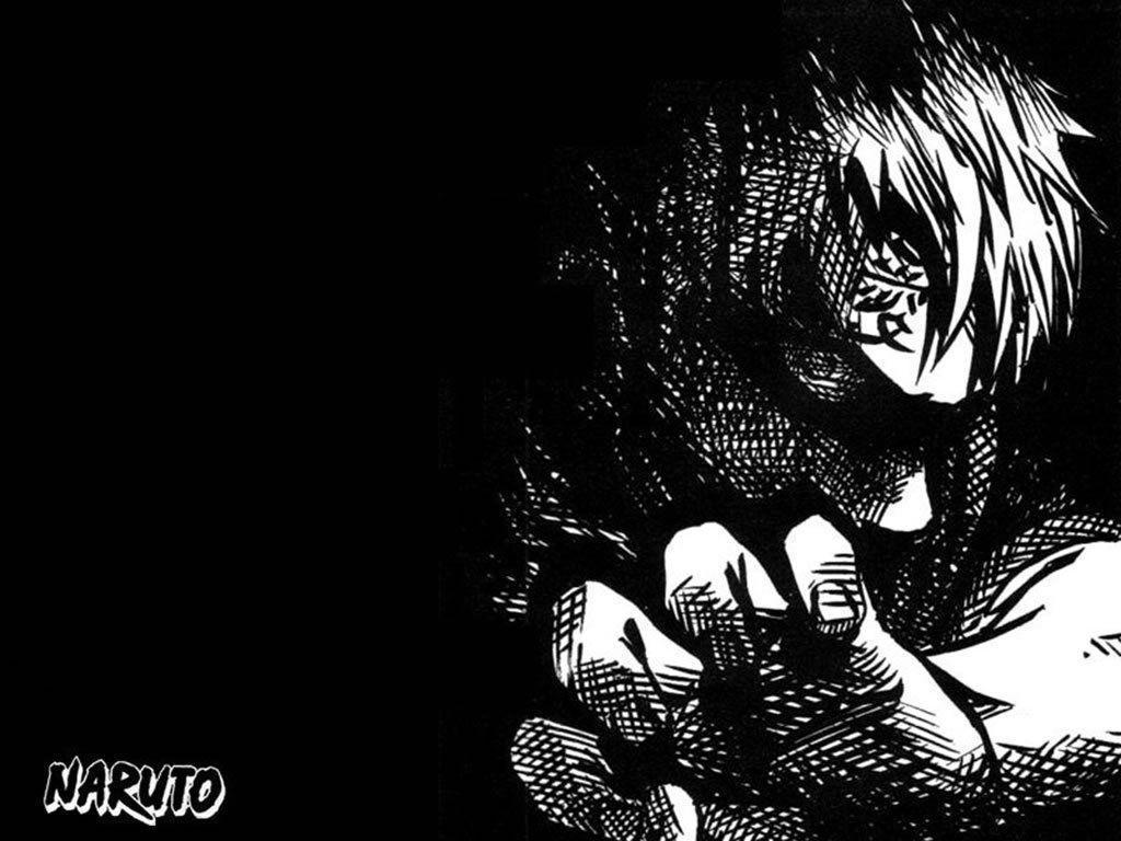 Gaara Black White Image Wallpaper and Picture. Imageize: 104