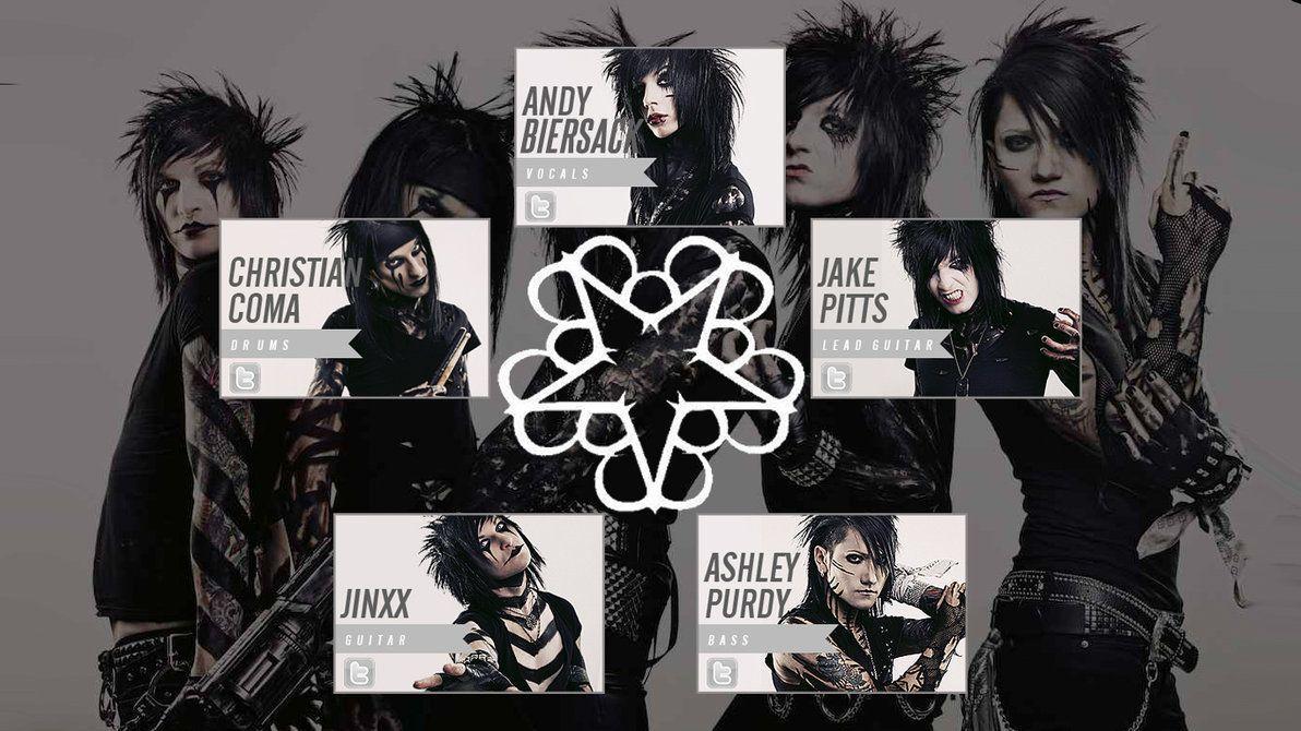 Black Veil Brides Band Wallpaper