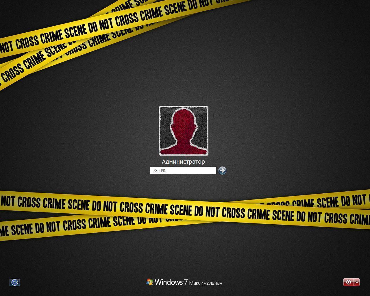 Crime Scene LogonUI for XP by stilgoin