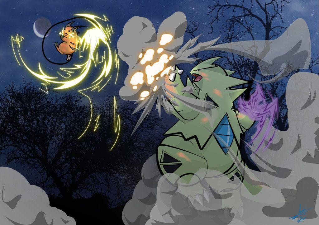 Raichu vs Tyranitar