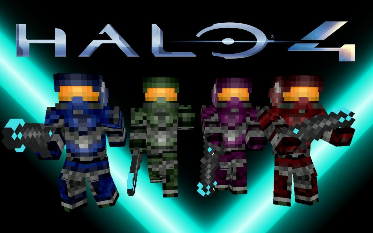 Halo 4 Master Chief Wallpaper (20 Subscribers Special!!) Minecraft