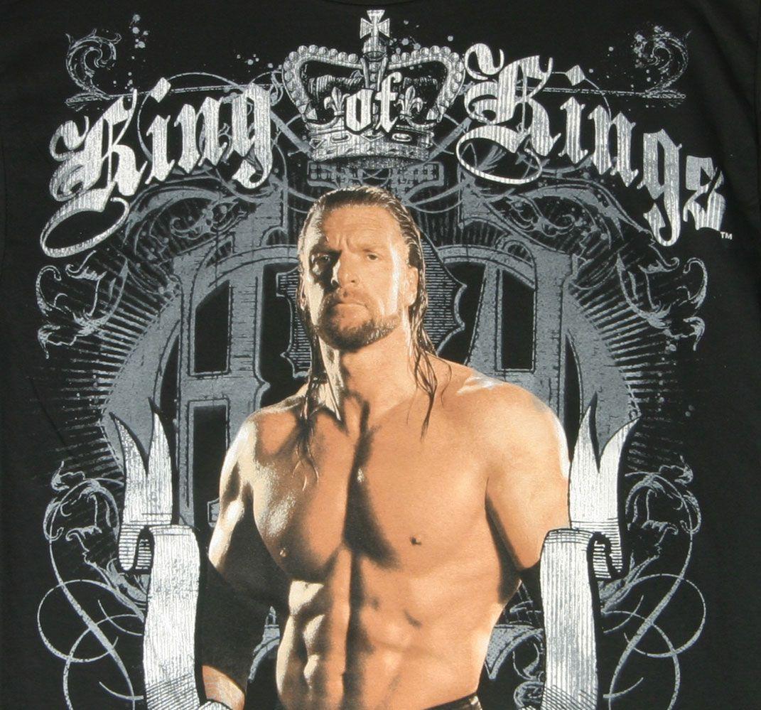 image For > Triple H King Of Kings Skull Logo