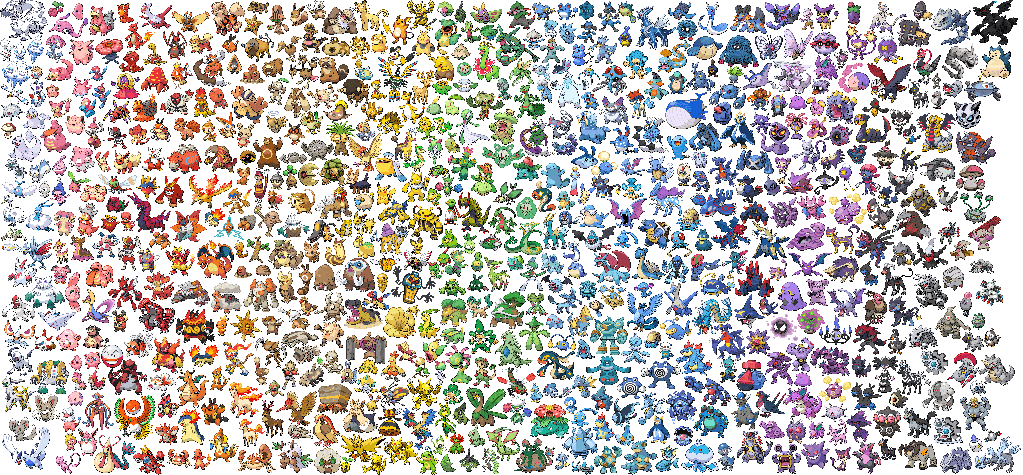 Download Pokemon And New List Runpict Wallpaper 2058x956. Full HD