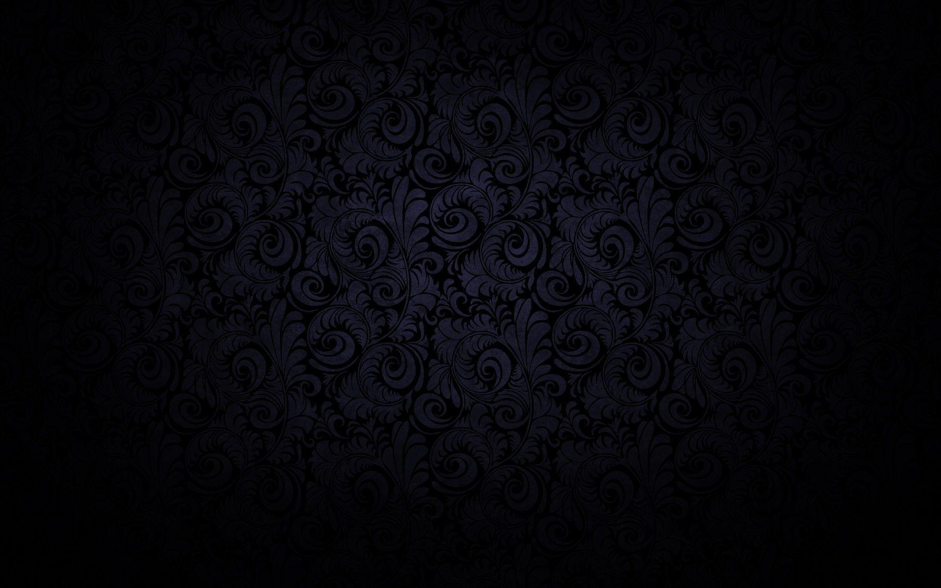 Pretty Black Patterns Background Wallpaper HD