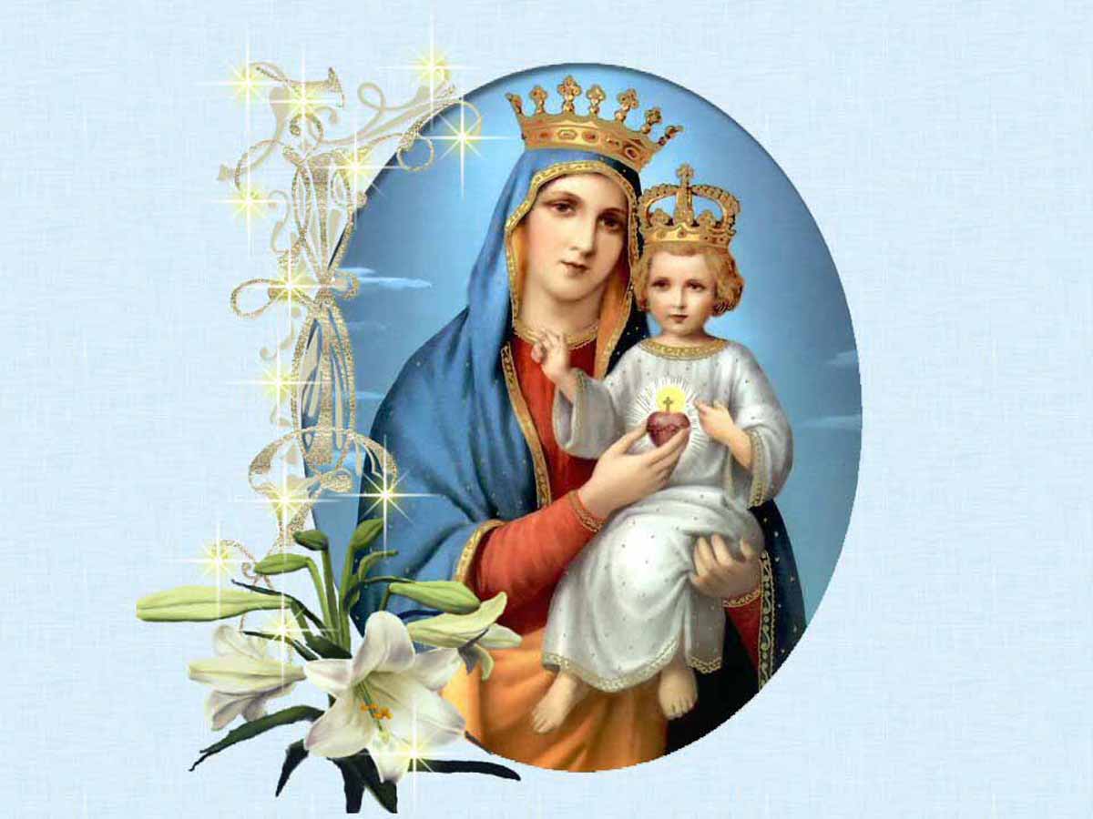 Jesus Christ Mother Mary Wallpapers Wallpaper Cave