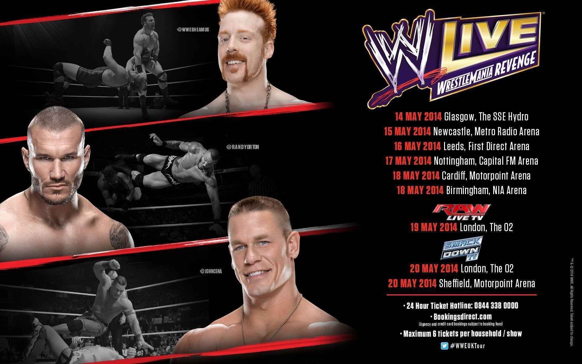 WrestleMania Revenge Tour 2014. WWE