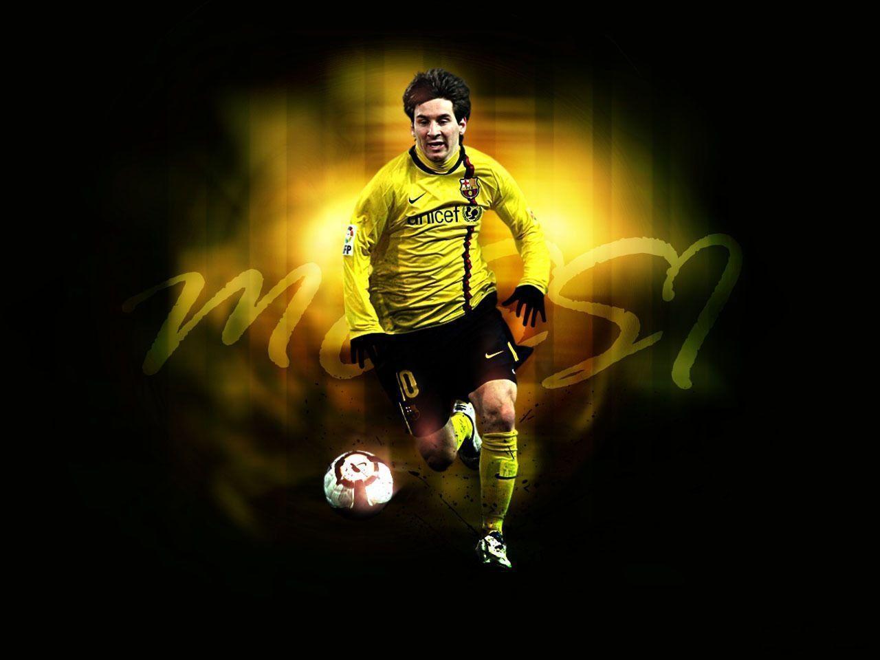 Football Super Star Player: Lionel Messi New HD Wallpaper 2013