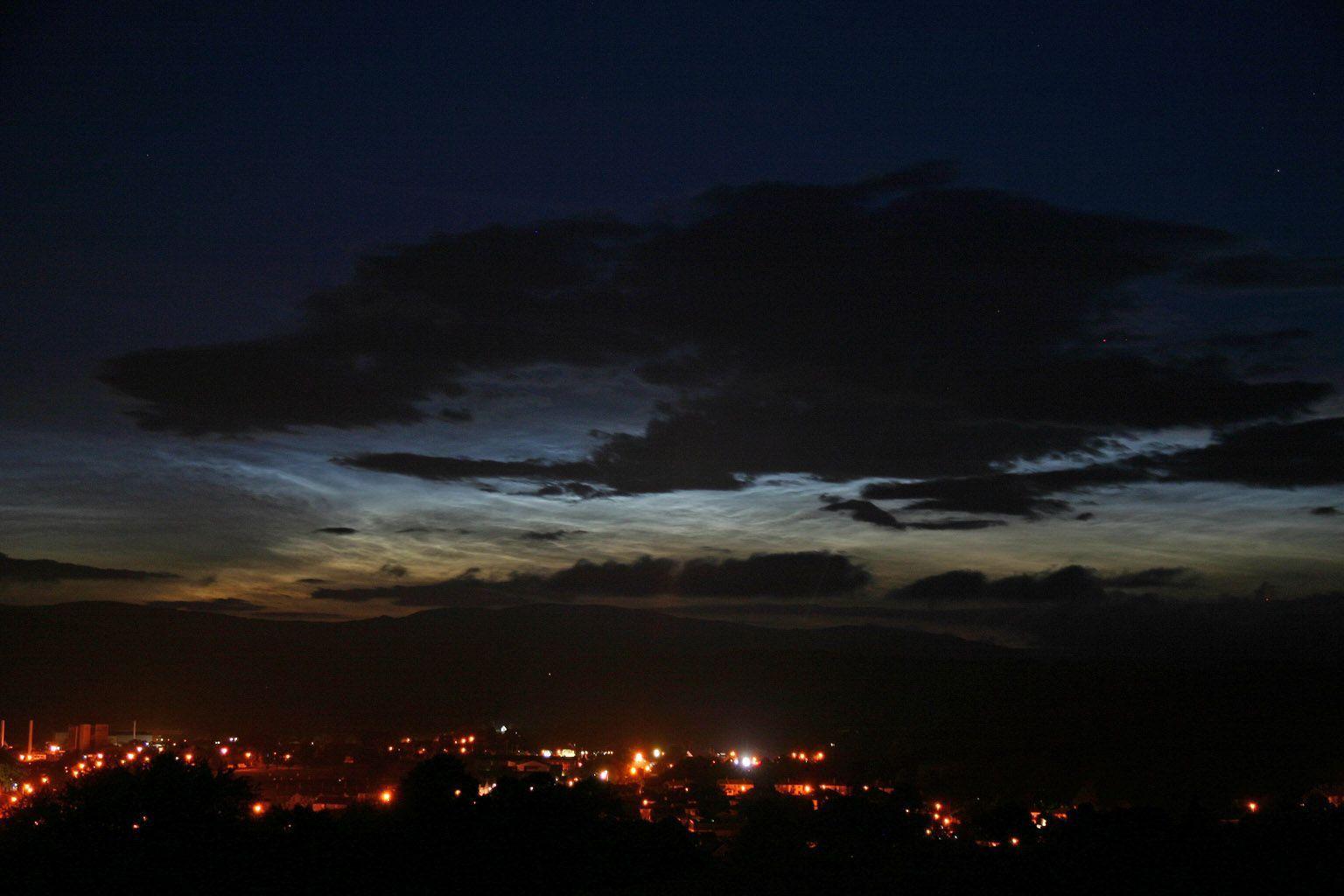 Dark Stormy Sky Background
