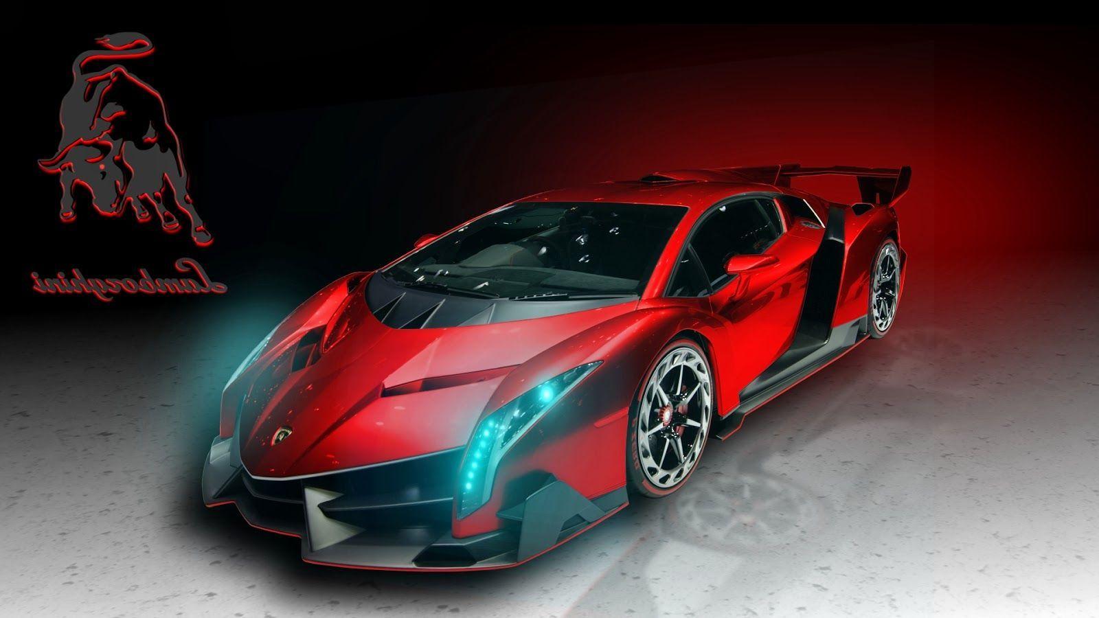 Lamborghini Veneno Red Art Editions H Wallpaper