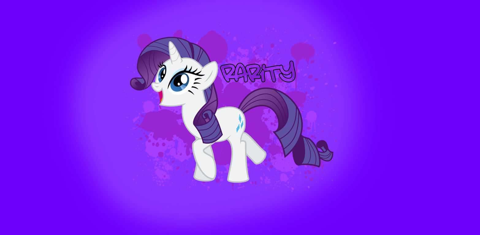 Rarity Awesome and Fabulous Wallpaper