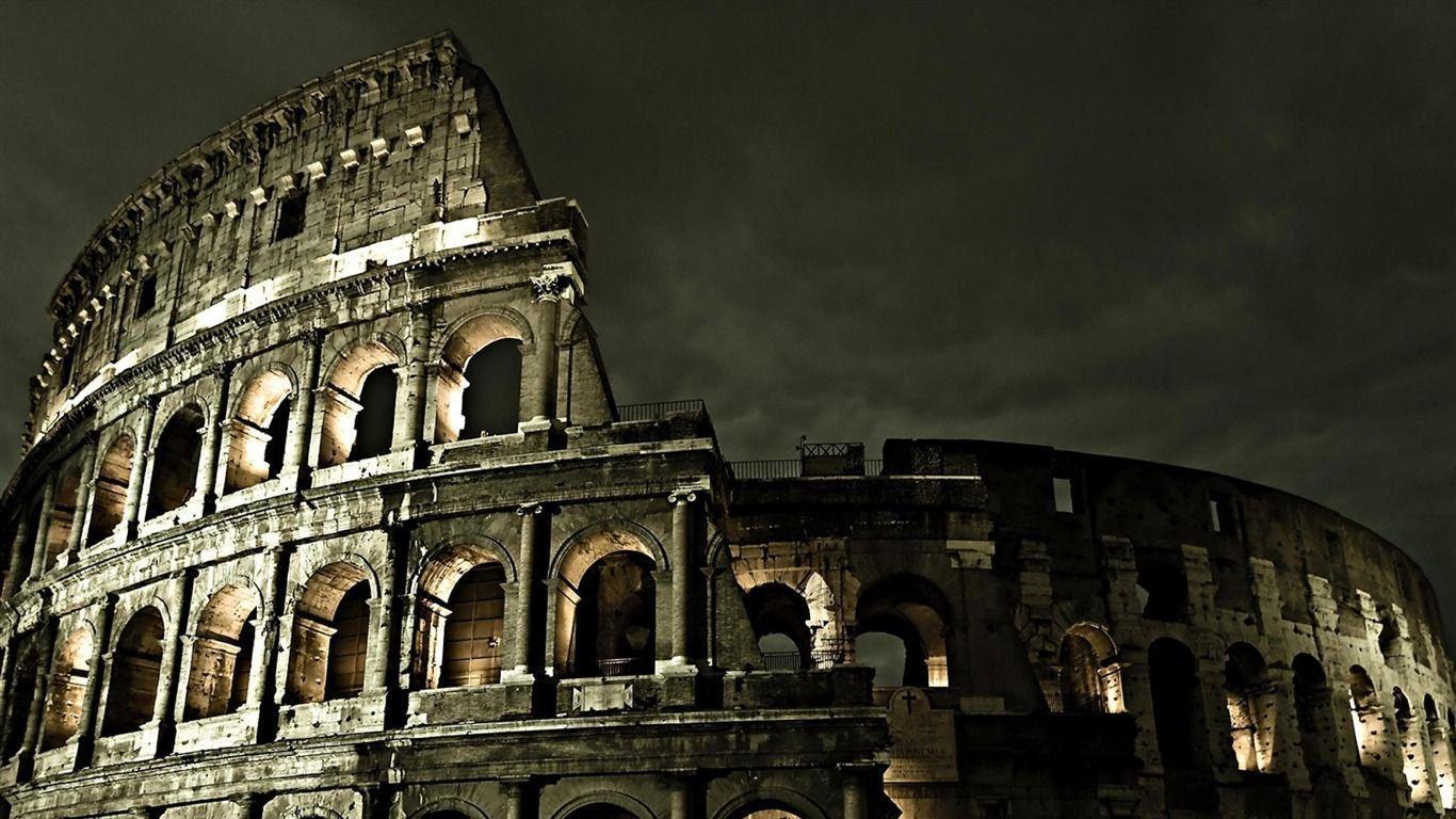 Colosseum City Architecture Wallpaper Wallpaper Download