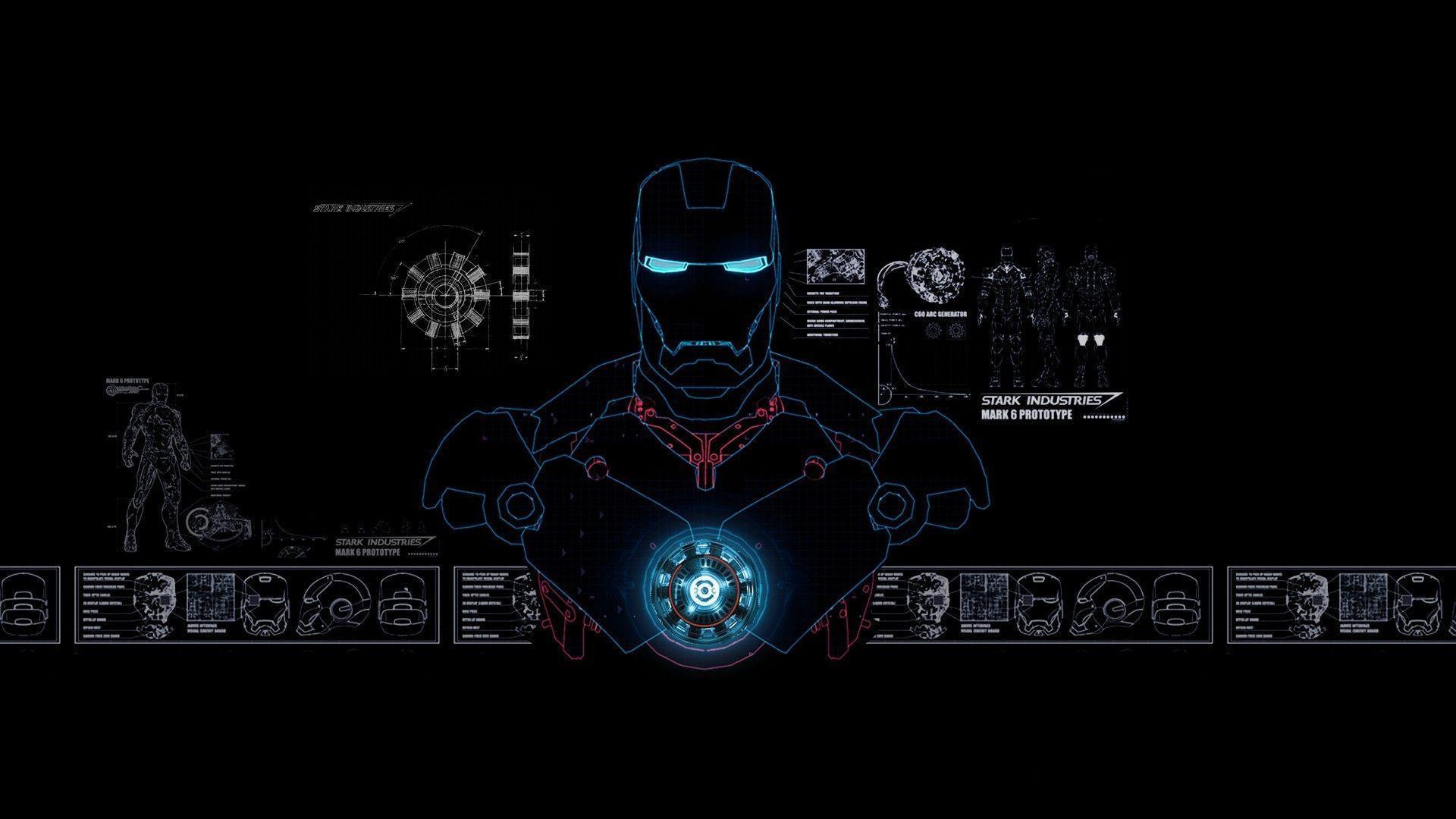 Iron Man Mark 6 Prototype Schematics Wallpapers #