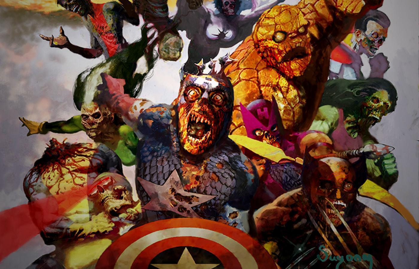 Marvel Heroes Wallpaper Papel Parede Herois