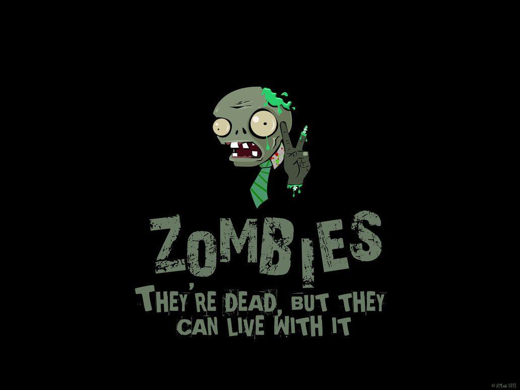 funny zombie wallpaper