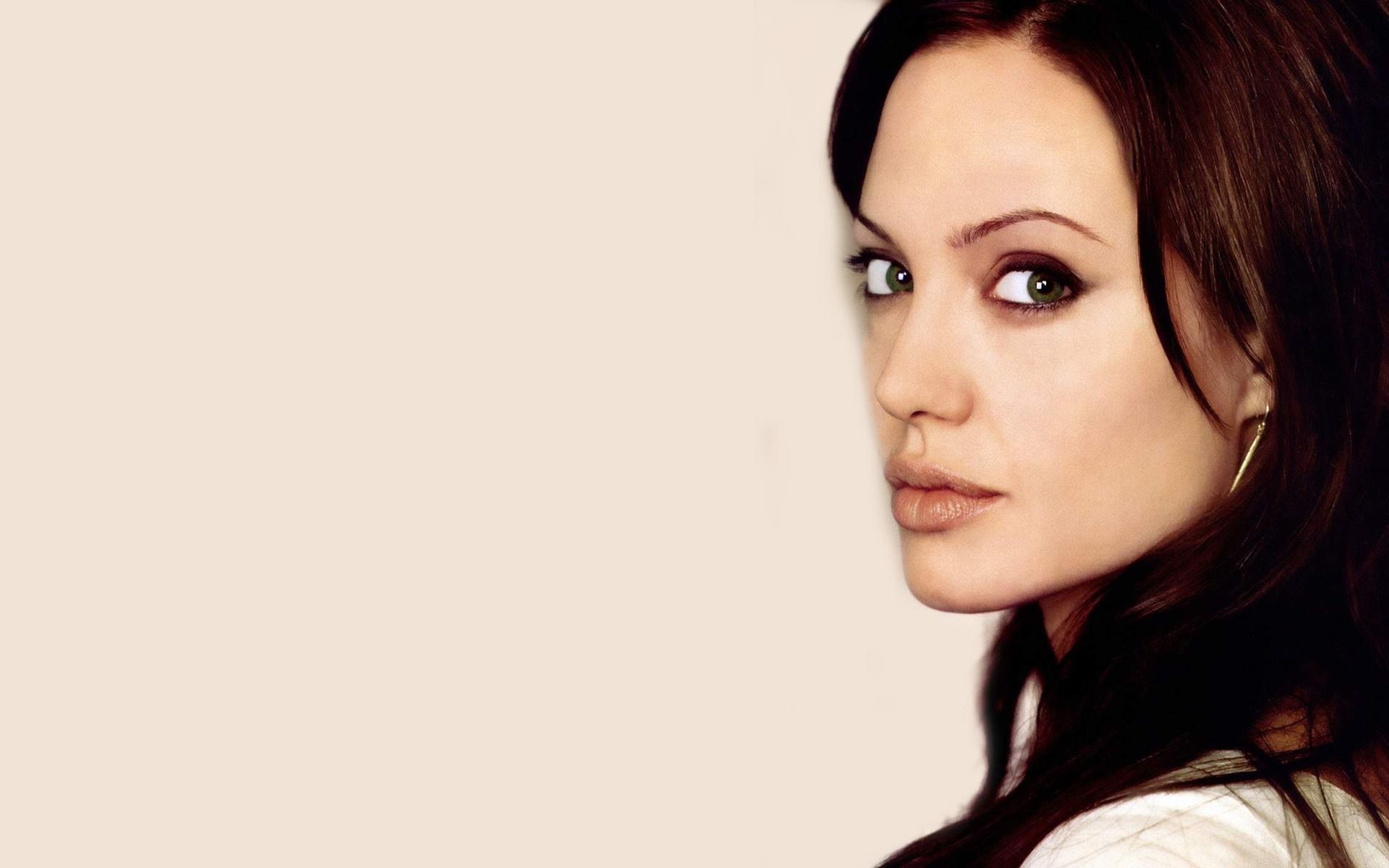celebrities wallpaper angeline definir angelina jolie portrait HD
