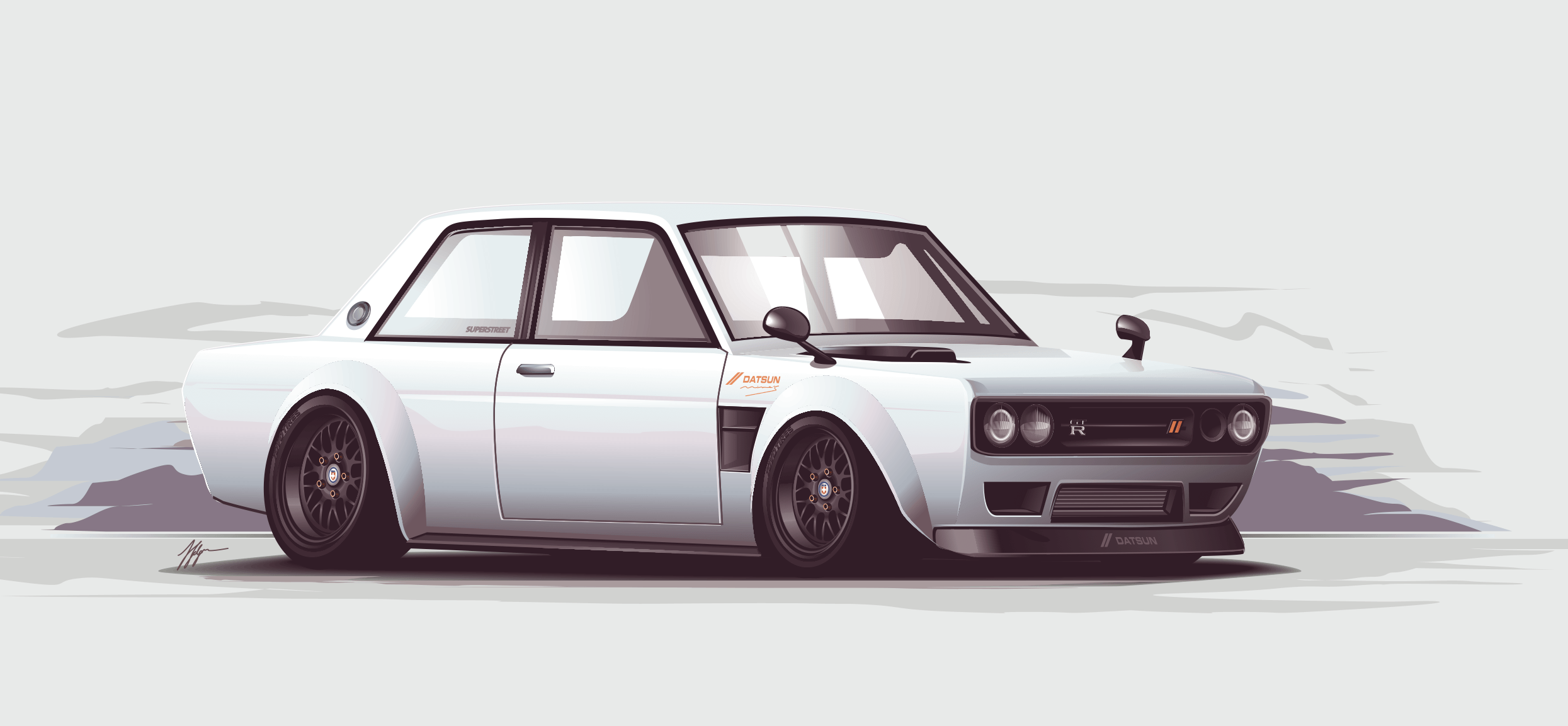 Datsun 510 Vector By Depot Hdm