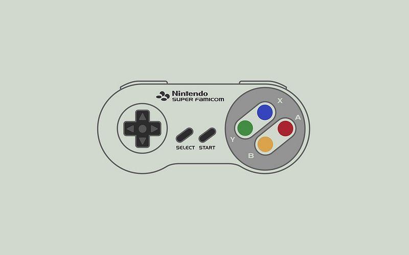 Super Nintendo Controller Wallpaper