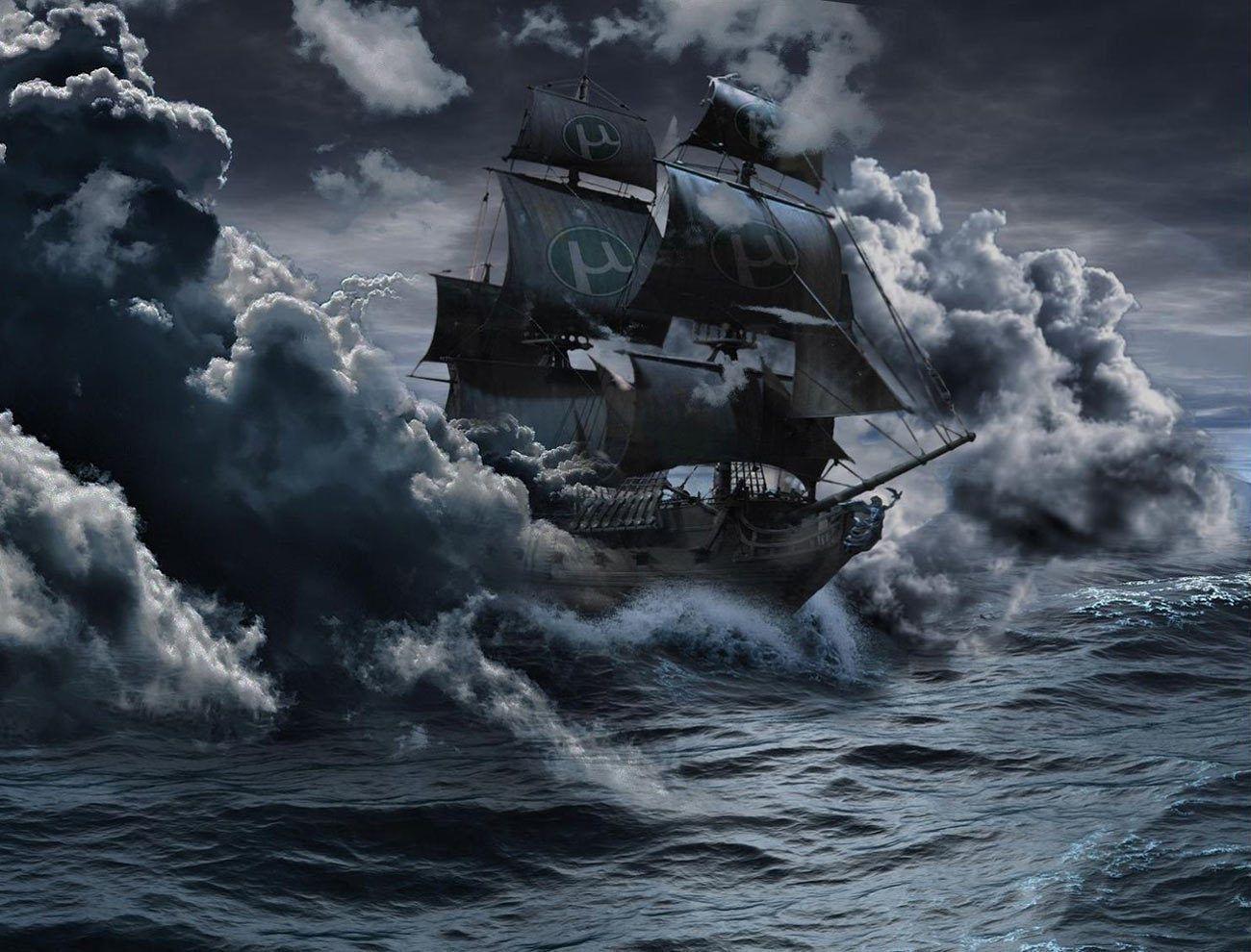 Pirate Ship Desktop Wallpaper