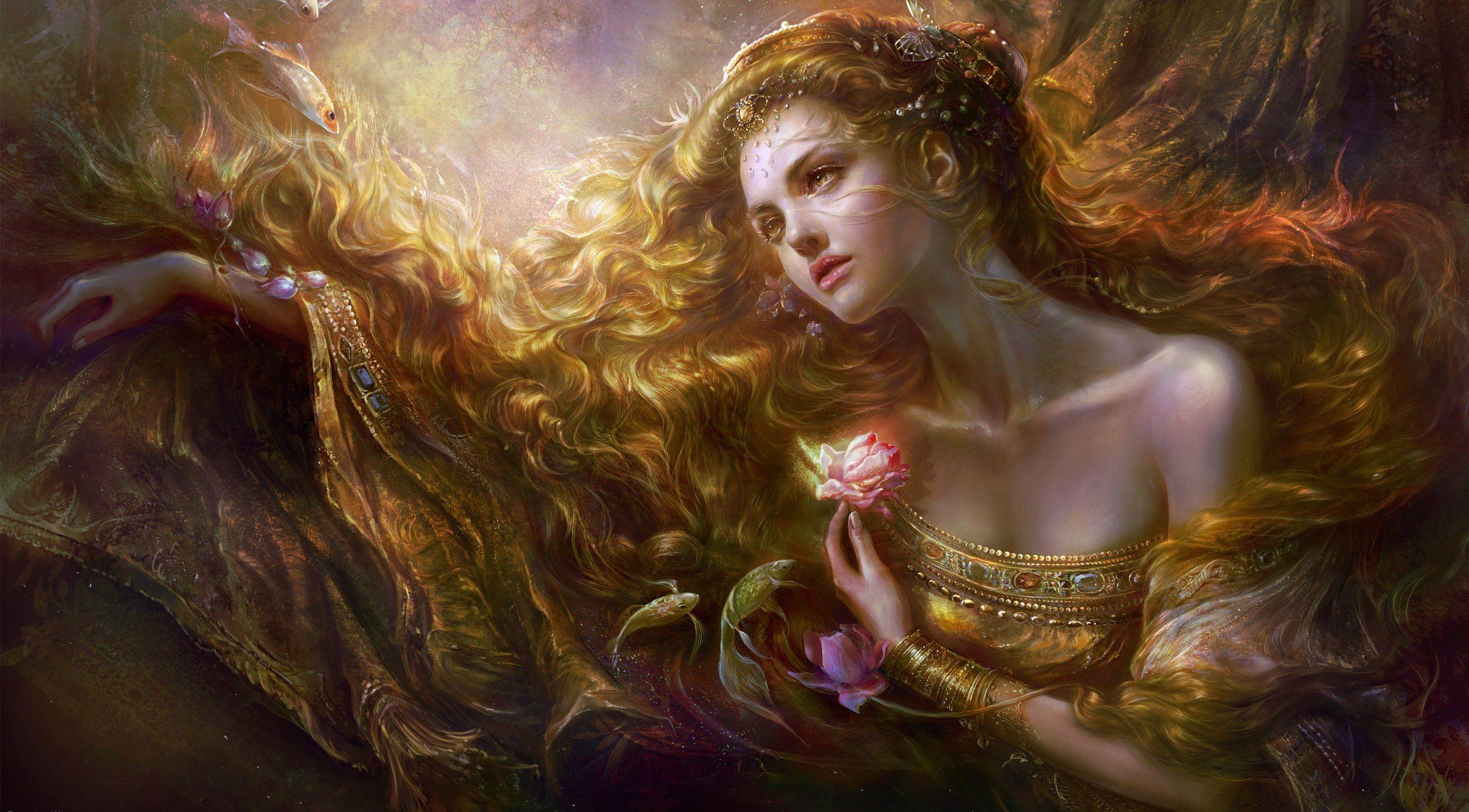 Mermaid Computer Wallpaper, Desktop Background 2510x1388 Id: 417338