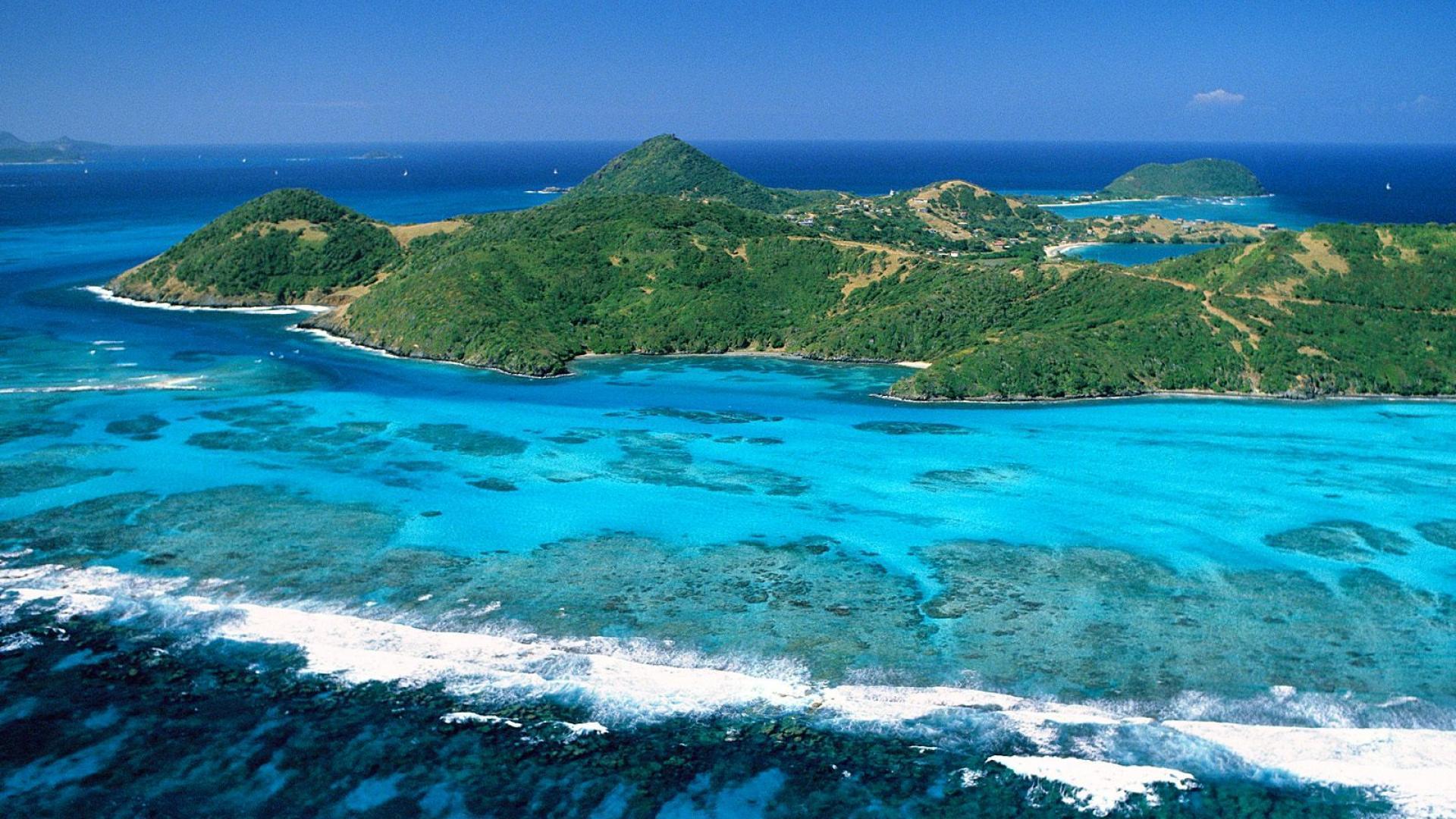 Union Island Lesser Antilles Background HD Desktop Background