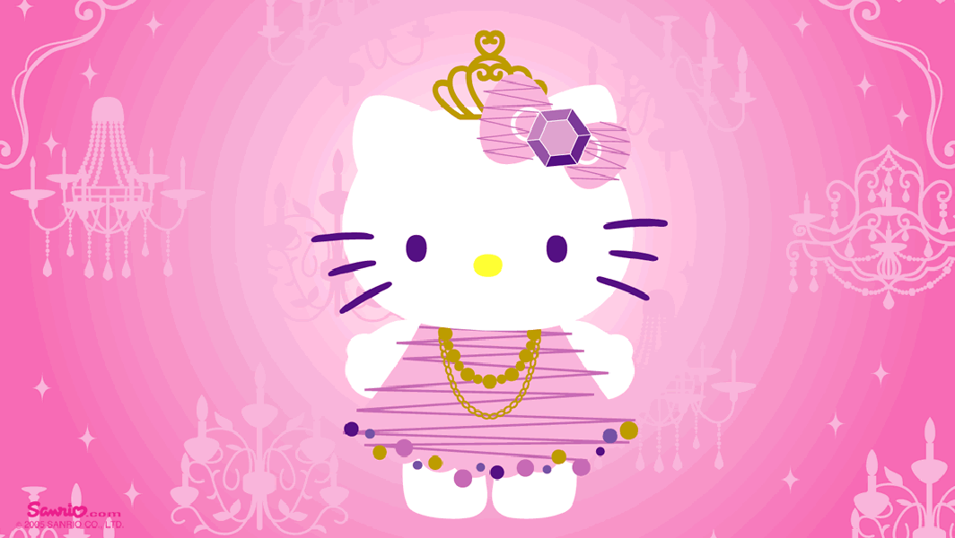 Hello Kitty wallpaper for netbooks =