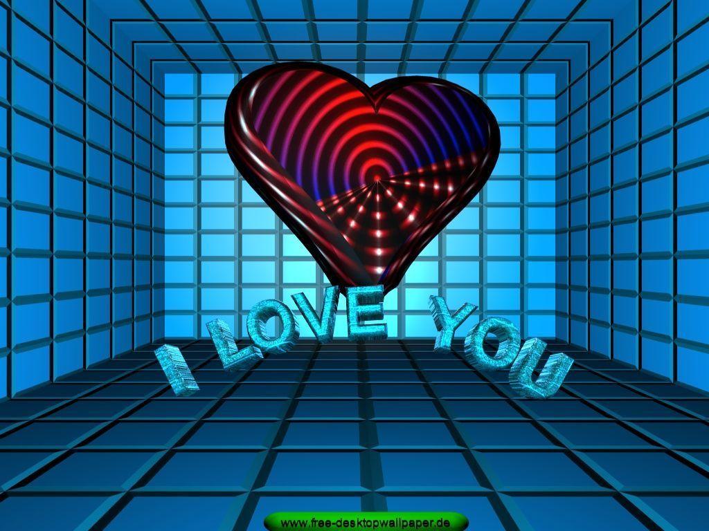 I Love You 3d Wallpapers
