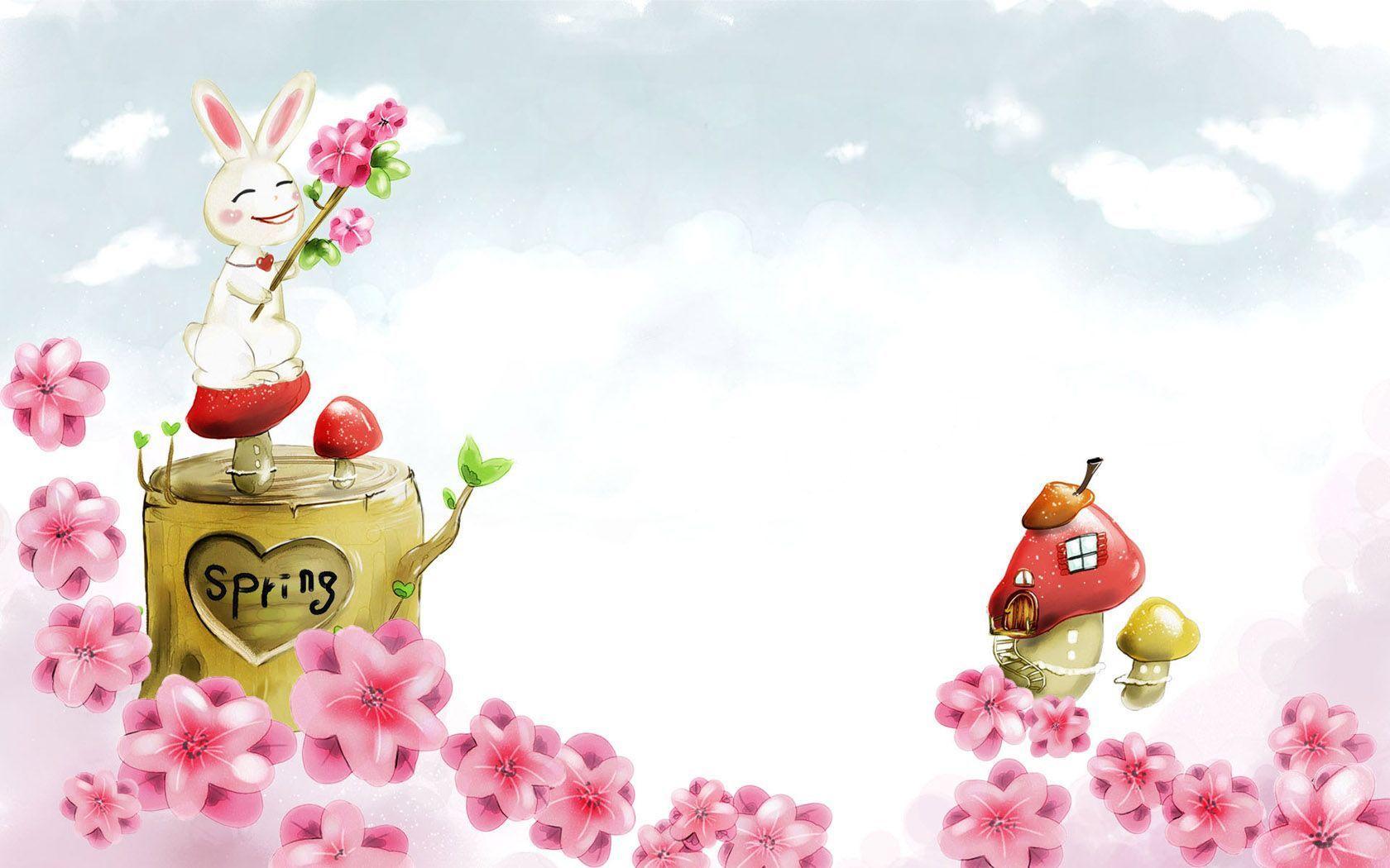 Spring Fairyland Wallpaper For 21 Inch Widescreen LCD Monitor