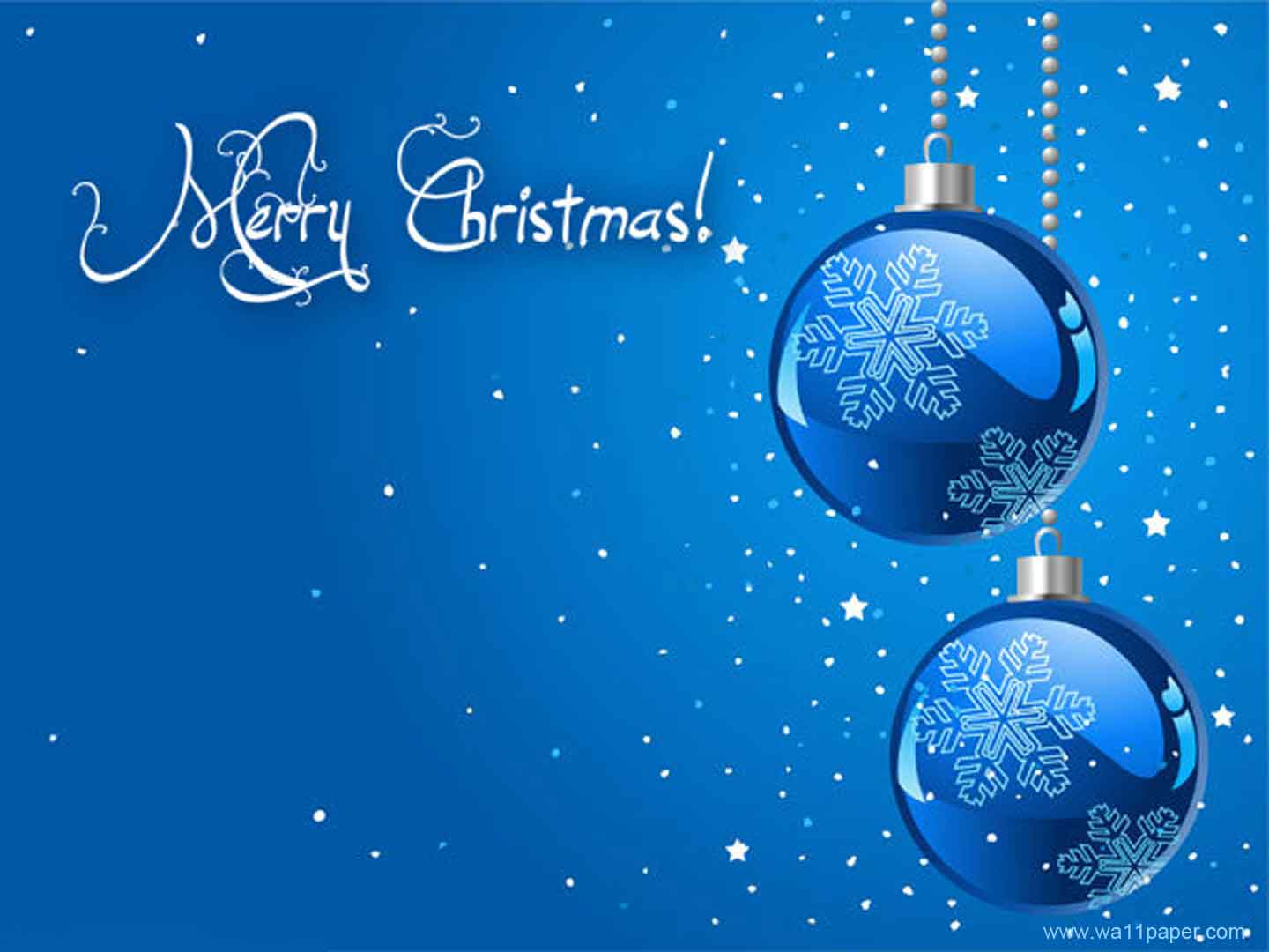 Christmas Blue Background Hd