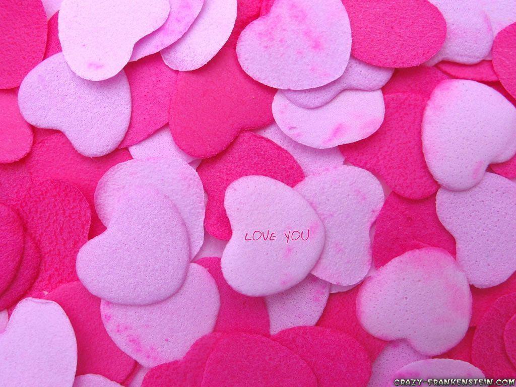 image For > Love Pink Background In Blue