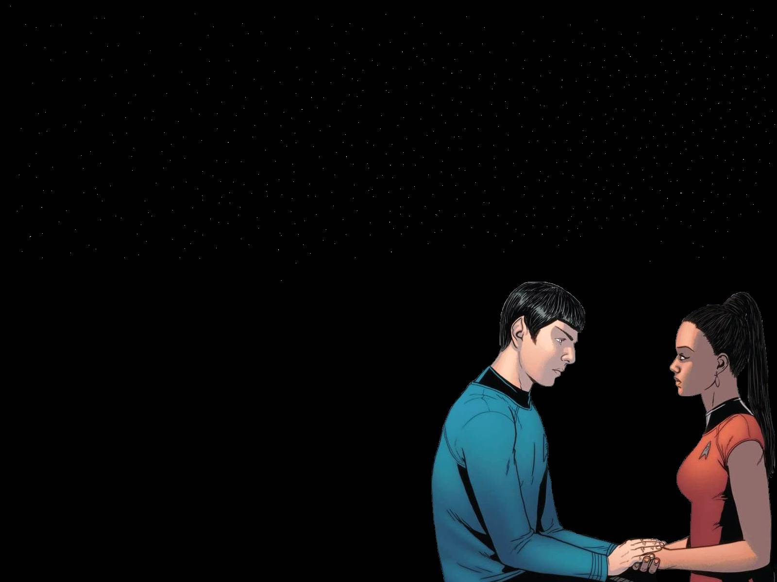 Spock and Uhura & Uhura Wallpaper