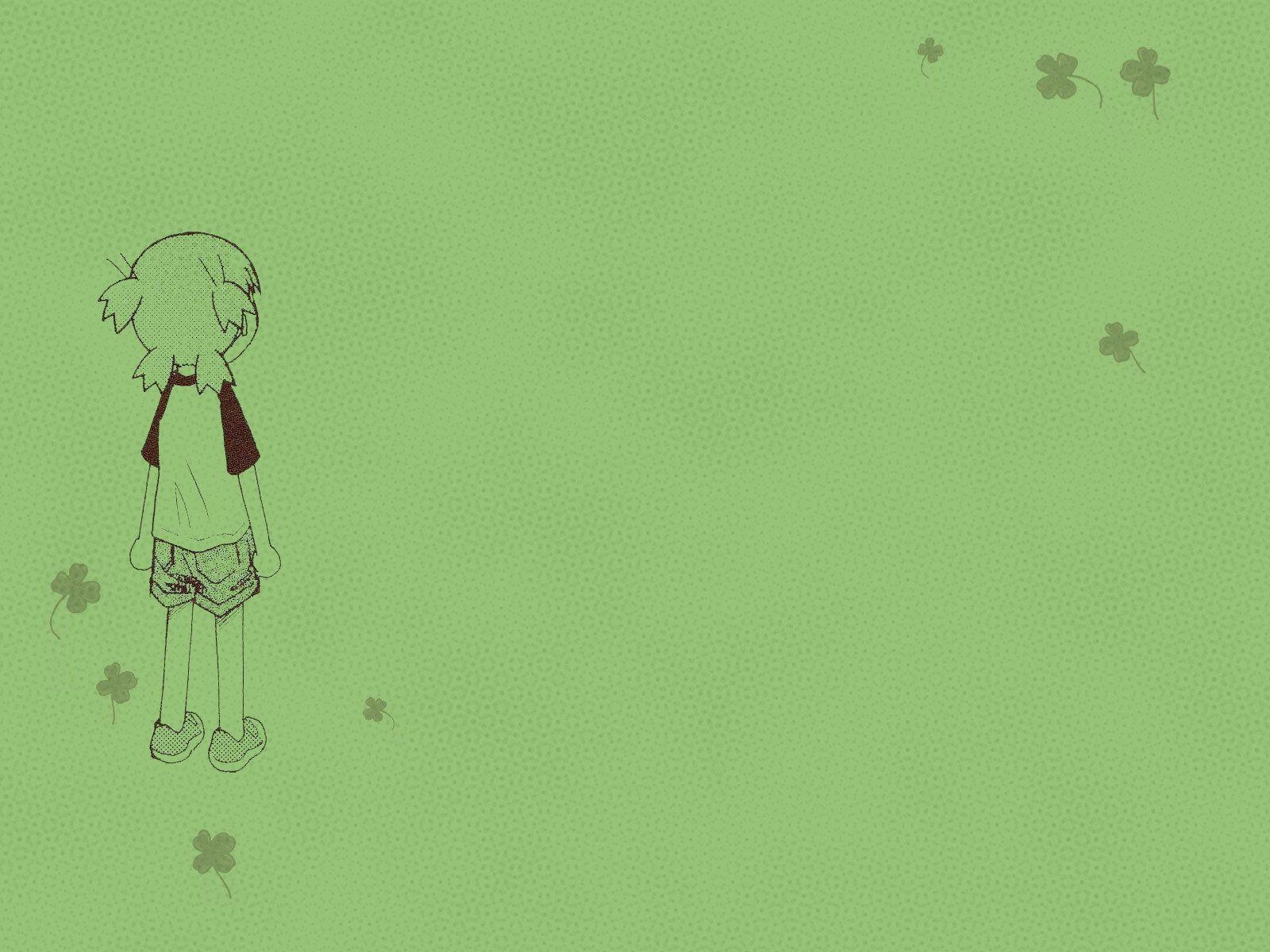 Green Yotsuba Wallpaper&! Wallpaper