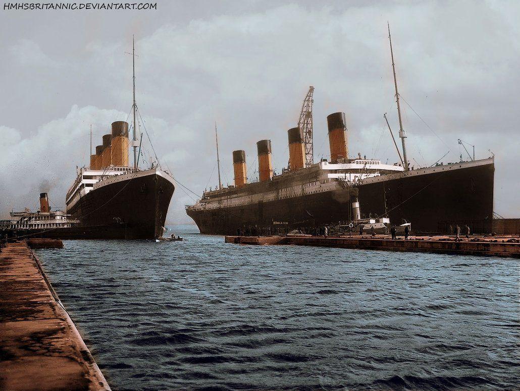 RMS Olympic and RMS Titanic