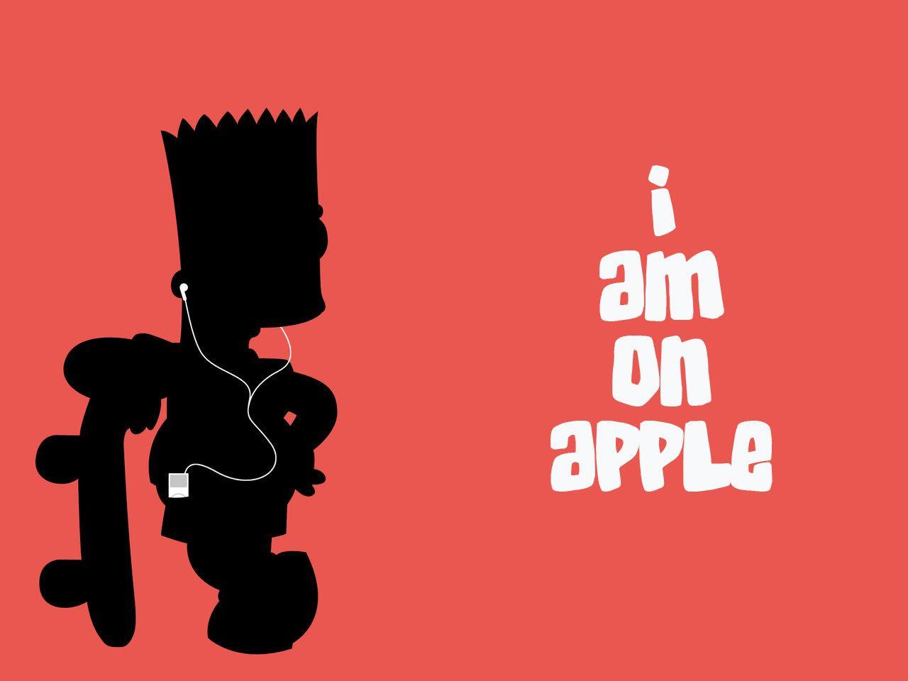 Wallpaper For > Bart Simpsons Wallpaper Apple