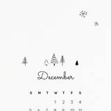 December 2021 calendar wallpapers