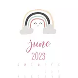 June 2023 calendar wallpapers