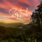September 2023 calendar wallpapers