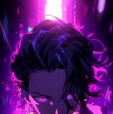 Anime Purple Phone Wallpapers