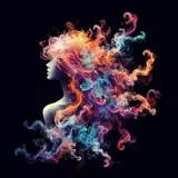 Fire Girl Colorful Wallpapers