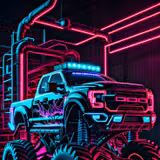 Cool Neon Trucks Wallpapers