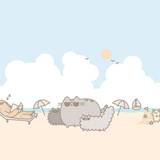 Pusheen Beach Wallpapers