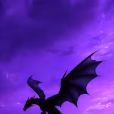 Purple And Black Dragon Wallpapers