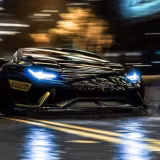 Black Lamborghini Night Wallpapers