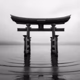 Minimalist Japanese Torii Gate Wallpapers