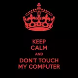 Don't Touch My Computer Wallpapers