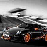 Porsche Gt3 Rs Black And Orange Wallpaper