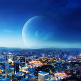 Fantasy Night View Wallpapers