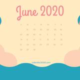 June 2020 Calendar Wallpapers
