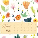 March 2020 Calendar Wallpapers