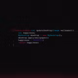Minimalist Black Code Wallpapers
