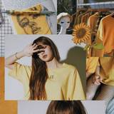 Aesthetic Lisa Yellow Wallpapers